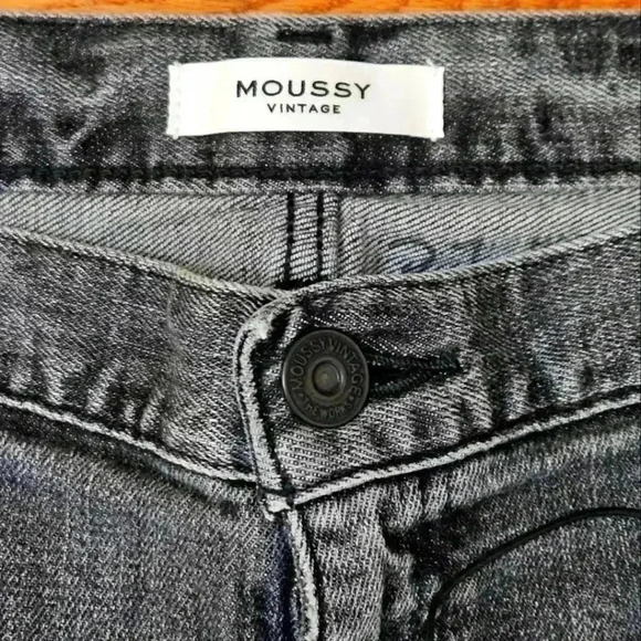 Moussy Vintage Jeans MV SENECA FLARE BLACK -NWT - Picture 7 of 16